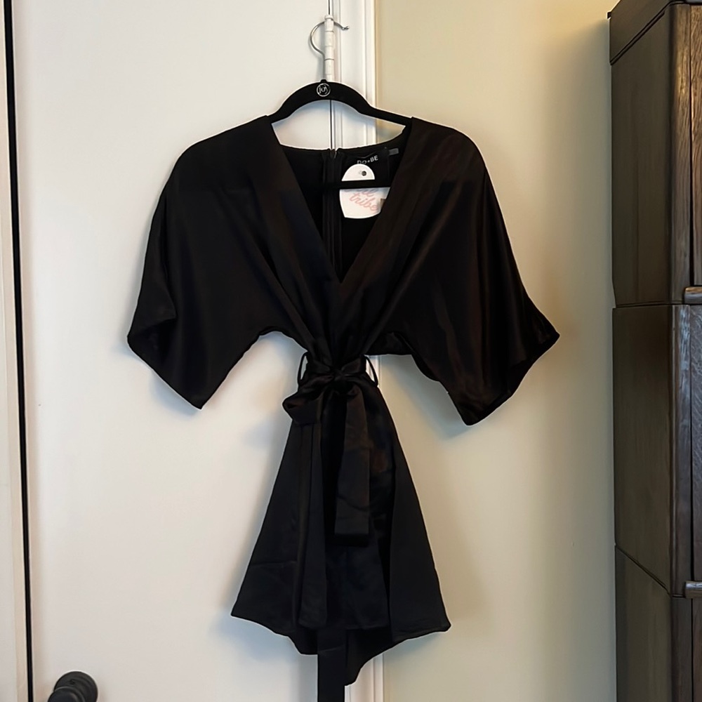 NWT Do +Be Satin Romper